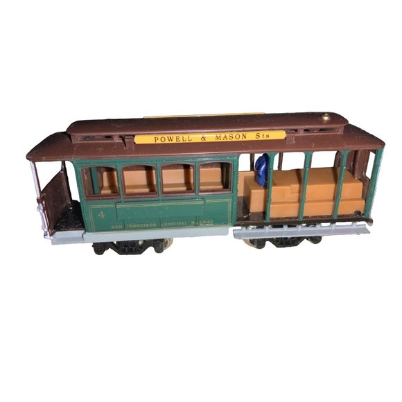 HO scale, Classic Streetcars Toy w/Orig Box, 2 Cars-Desire St Powell & Mason ST. - Picture 5 of 16